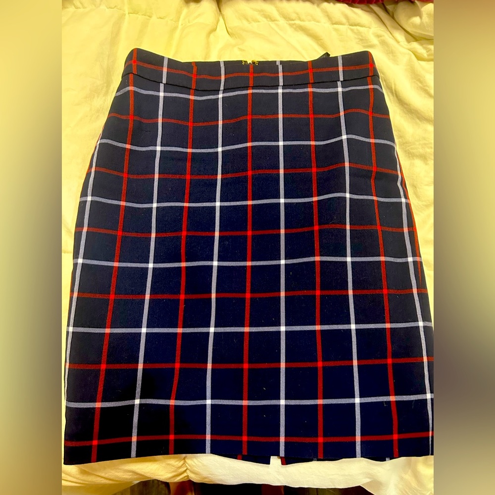Plaid Tommy Hilfiger Pencil Skirt